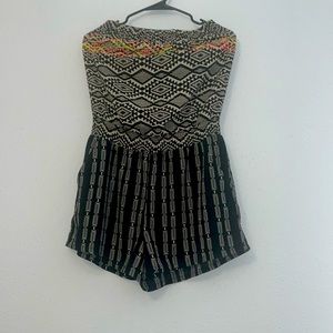 Xhilaration Strapless Romper Coverup Size M